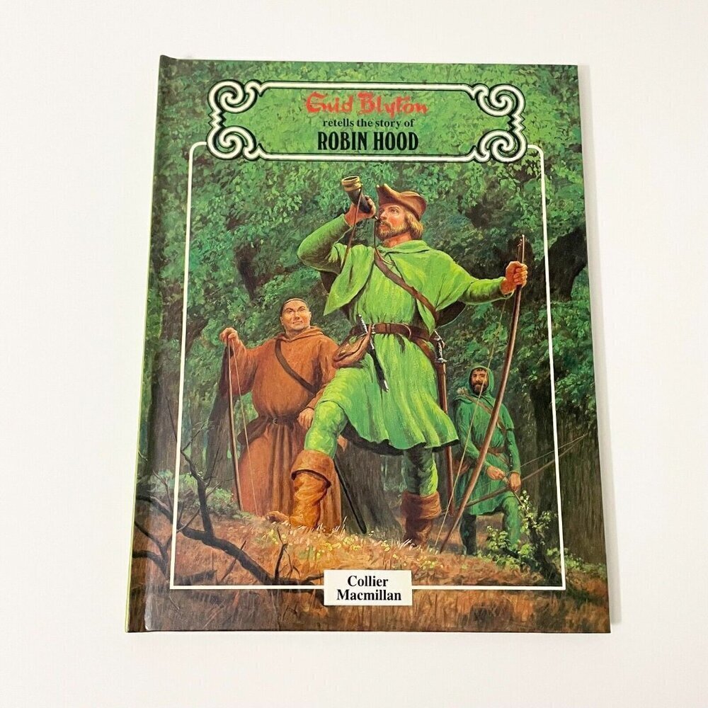 Vtg 1981 Robin Hood and His Merry Men Retold by Enid Blyton Collier